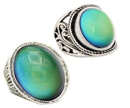 Fashion Temperature Contral Color Change Alloy Mood Stone Ring for Women US Size 7894772482