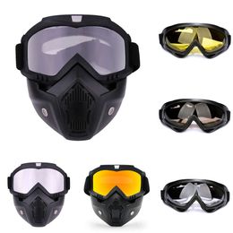 Car Electronics Motorcycle Helmet Glasses Masks Cycling Riding Motocross Sunglasses Ski Snowboard Eyewear Mask Goggles Helmet Tactical Windproof