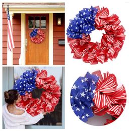 Decorative Flowers Valentines Day Wreath For Front Door Independence Porch Decoration Outdoor Window Suction Cups