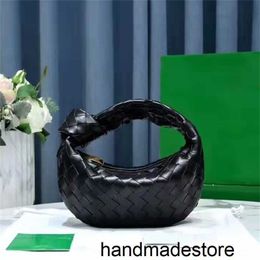 Jodie Handbags Venetaabottegaa Designer Woven Women's Bag Napa Sheepskin Knot Round Underarm Hobo Arc Mini Leather Handbag