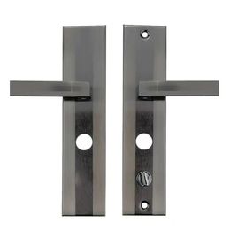 Door Locks Universal Security lock Handle mortise door handle circle cylinder hole distance 222mm 235mm Plate 231212