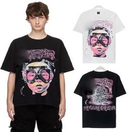 Designer T-shirt for both men and women, same style pure cotton fabric, trendy hip-hop letter pattern T-shirt, loose and breathable summer top