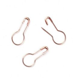 Bulb Safety Pins Package of 1000 Rose Gold Colorfashion pear shaped safety pin steel made 6575502