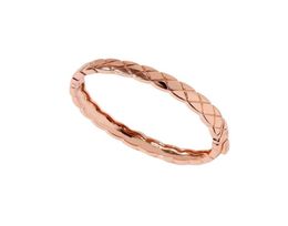 Classical Crush Bangle Yellow Gold Wide Narrow Design No Stone Cuff Bracelet Colour For Women Jewellery 2109182794279