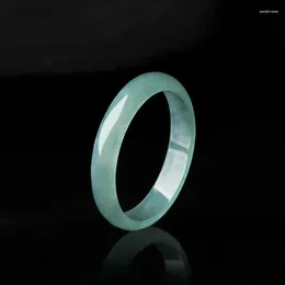 Cluster Rings Inner Diameter 15mm-20mm Natural Burma Jade Ring Women's And Men's Jadeite Gifts Fine Gemstone Jewellery Drop