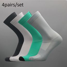 Sports Socks Professional Competition Cycling Men Women Sport Riding Mesh Basketball Badminton Racing Calcetines Ciclismo 231212