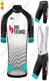 Team Bike Exchange Cycling Jersey Set Men Clothing Summer Race Road Top Suit Bicycle Bib Shorts MTB Maillot Racing Sets4828318