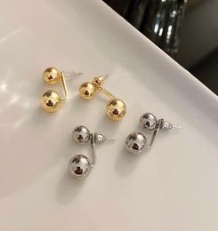 Dangle Chandelier 2021 Contracted Metal Ball Modelling Temperament Women Earrings Fine Trend Geometric Senior Fashion Drop1128380