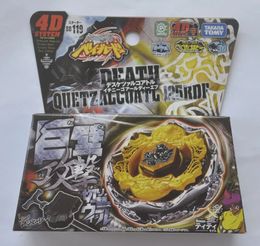 4D Beyblades Tomy Beyblade Metal Battle Fusion Top BB119 DEATH QUETZALCOATL 125RDF 4D with BEY Launcher 231212