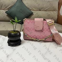 Pink Sugao women crossbody bag shoulder bag handbags girl designer chain bag luxury fashion purses high quality large capacity shopping bag changbu-231212-50