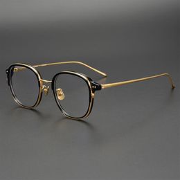 2019 New Pure Titanium Glasses Frame Men Retro Women Round Prescription Eyeglasses Harry Vintage Potter Myopia Optical Frames Eyew227j