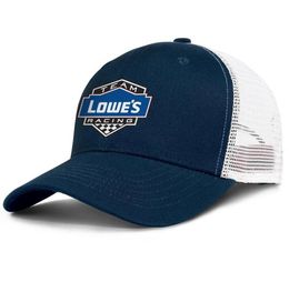 Lowe039s Racing Logo mens and womens adjustable trucker meshcap custom vintage cute stylish baseballhats Lowe039S Food Necer1968593