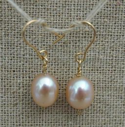 Rice Pearl EarringsLight Pink Natural Freshwater Pearl Dangle Earring925 Silver JewelleryLady039s Wedding Birthday Gift6562519