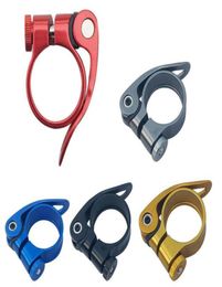 Bike Seat Post Clamp Tube Clip Quick Release Aluminium Alloy MTB Seatpost Parts Accessorie 286mm318mm 349mm AAQW15623153