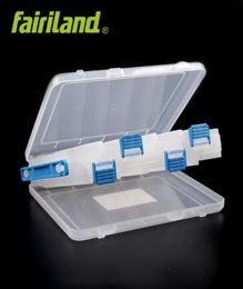 Fairiland multifunctional fishing tackle box 12 Compartments DOUBLE side lure bait boxes Transparent bait hook organizer6380613