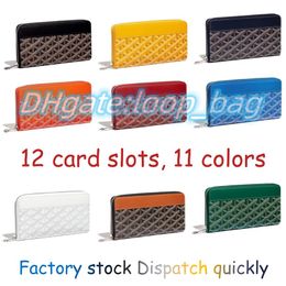 whole Hobo gym Long cards holder 12 card slots Women mens wallets luxury Designer travel coin purses Genuine Leather card hold302s