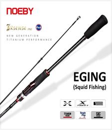 Boat Fishing Rods Noeby Exsense Pro Spinning Rod Ultra Light 259m 275m ML Power Carbon Fuji Titanium SIC For Eging Squid Sea7052077