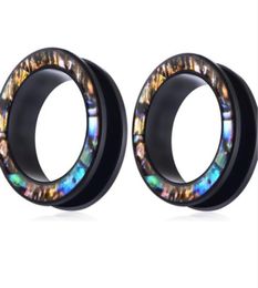 Acrylic Ear Tunnel Plugs Shellhard Shell UV Earring Gauges Stretching Body Piercing Jewelry Ear Expanders 70pcs 7 sizes8156984