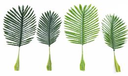 Fake Palm Leaf Artificial Plastic Coconut Tree Leaves Green Plant DIY Plant for Wedding Home Decoration6982781