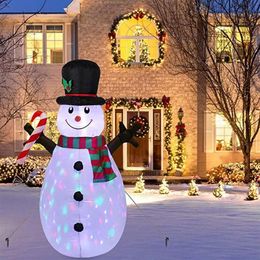 Party Decoration 1 6M Outdoor Inflatable Christmas Decorations Built-in LED Lights Blow Up Snowman Yard HYD88301f