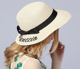 Womens Beach wide brim hats Sun Straw Hat UPF50 Travel Foldable Summer UV cap1183467