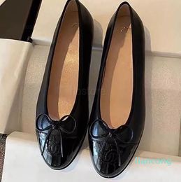 2023 wedding dress shoes Spring Fall office round head flat work High Quality bagk