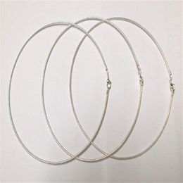 10pcs lot Silver Plated Chokers Necklace Cord Wire For DIY Craft Jewelry Gift 18inch W20260B