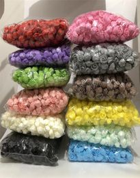 500 pieces flowers bear Artificial foam flower Little bear accessories roses head wedding celebration use for rose bear 35 cm2041439