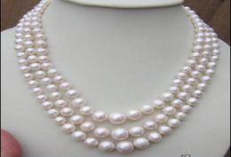 Pearl Multilayer Necklace Bridal Exaggerated Jewelry Cheongsam Accessories Positive Round Bead Chain Elegant Gradient Short Neckla1733248