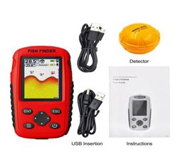 Fish Finder Portable Wireless Sonar 48M160ft Depth 200M Distance Range Lake Fish Detect Professional Finder2863592