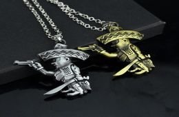 Pendant Necklaces AICSRAD Fashion MC Outlaw Motor Biker Mexican Necklace For Bandidos Motorcycle Club Worldwide Men Women Gift3391061