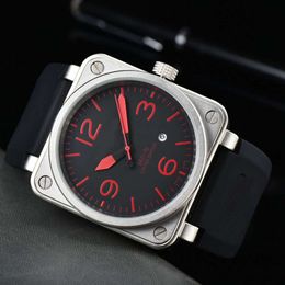 Fashion luxury designer BR Beller New mens Wristwatches Men Automatic High quality fashionable leisure fully automatic men's calendar mechanical watches sell well