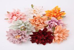 Decorative Flowers Wreaths 1020 PcsBatch Artificial Tulip Flower Head Silk Fake Wedding Birthday Party Decoration Product sel8995780