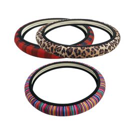 Neoprene Steering Wheel Cover Favour Sunflower Printed Car Steer Sleeves Universal Steerings Wheels Covers Party Wedding Cushion Protector FMT2091