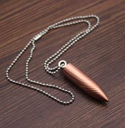 Creative Wolf Warrior Bullet necklace HY668 kerosene lighter metal outdoor waterproof portable ten thousand matches whole9053866