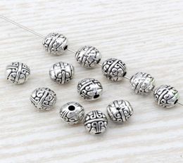 MIC 100pcs Antique silver alloy exquisite Spacer Beads 75x8mm fits European Style Charm Bracelet Necklace D313919979