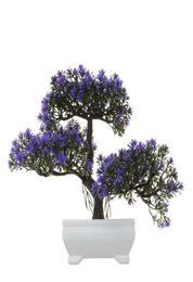 Decorative Flowers Wreaths Fake Artificial Plants Tree Bonsai Potted Plant Home Decor Decoration Resin Basin Plastic Simulatio3808772