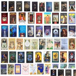 Card Games 200 Style Tarot Cards Oracle Golden Art Nouveau The Green Witch Celtic Thelema Steampunk Board Deck Drop Delivery Toys Gi Dhrkt