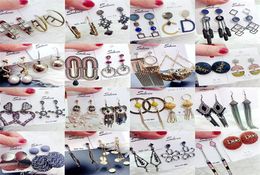 Retro Tassel Long Dangle Earrings For Women 925 Silver Eardrop Bohemia Earring Fashion Trend Accessories Jewelry 1 lot10 pairs5853315