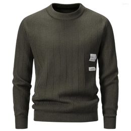 Men's Sweaters Men 2023 Winter Warm High Quality Crew Neck Pullover Male Classic Simple Casual Daily Clothing