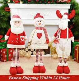 Figures Santa Claus Doll Christmas Decorations For Home Merry Christmas Ornaments Xmas Garden Decoration Navidad Year 2010067661191