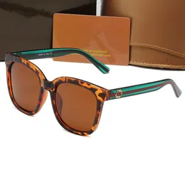 Top luxury Leopard print sunglasses 0034S Polarising lens designer womens Mens Goggle senior Eyewear For Women eyeglasses frame Vintage Metal Sun Glasses With Box