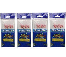 Assorted 10 Packs FreshwaterSaltwater Sea Sabiki Rigs Glow Sabiki Bait Rigs Rigged Feathers Hooks with Ball Bearing Swivel Interl1104528