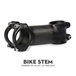 Bike Groupsets Bicycle Handlebar Stem 28 6 31 8mm Aluminum Carbon Angle6 17 Mtb Power Spare Parts 231213