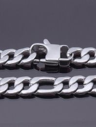 Chains 12mm Width 18039039 36039039 Inches Customise Length Mens High Quality Stainless Steel Necklace Figaro Chain 3982459