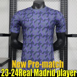 23 24 Bellingham Football Jersey VINI JR CAMAVINGA TCHOUAMENI MODRIC RODRYGO Football Shirt Player 2023 2024 Real Madrid Pre-match Wear