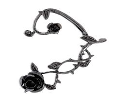 Summer 2022 New Vintage Dark Tie Ear Hanging Rose Exaggerated Earrings Do Old Wound Fashion Accessories Party4828725
