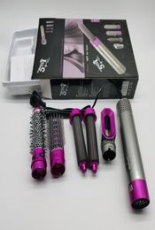 5 Heads Multifunction Hair Curler Dryer Automatic Curling Irons with Gift Box For Rough and Normal EU US UK AU Plug3918867