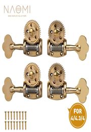 NAOMI Professional Deluxe German Style 34 44 Double Bass Tuners Single Machine Head6094691