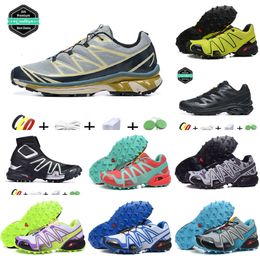 Speedcross 3 Xt6 Advanced Solomon Athletic Shoes Mens Xapro 3dv8 Triple Black Mesh Wings 2 White Blue Red Yellow Green Speed Cross Speedcross Men Outdoor 60